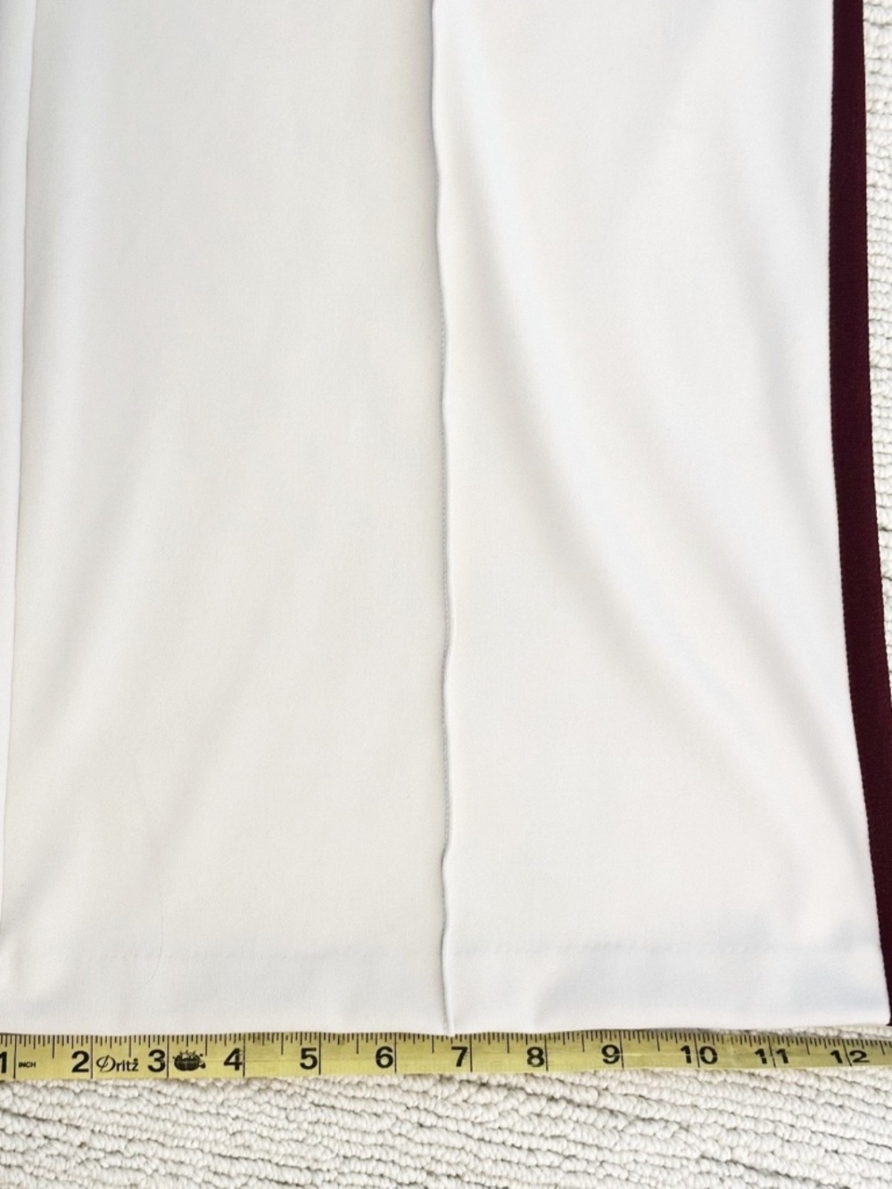 ATHLETA Finish Line Womens XLT Cream Mid Rise Track Pants Travel Athleisure Tall - Picture 9 of 13